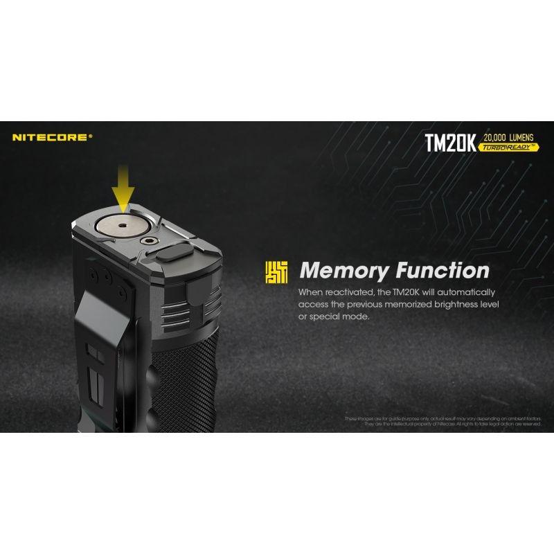 Nitecore TM20K 19 x XP-L2 LED 20000 Lumen USB-C wiederaufladbare LED-Taschenlampe