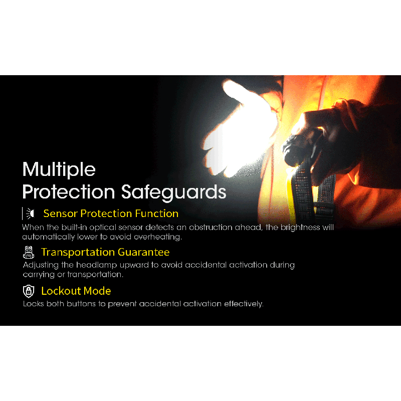 NITECORE NU43 Wiederaufladbare Stirnlampe Weiß- und Rotlicht-Laternen-Scheinwerfer-Taschenlampe mit 3400-mAh-Akku für Outdoor-Camping