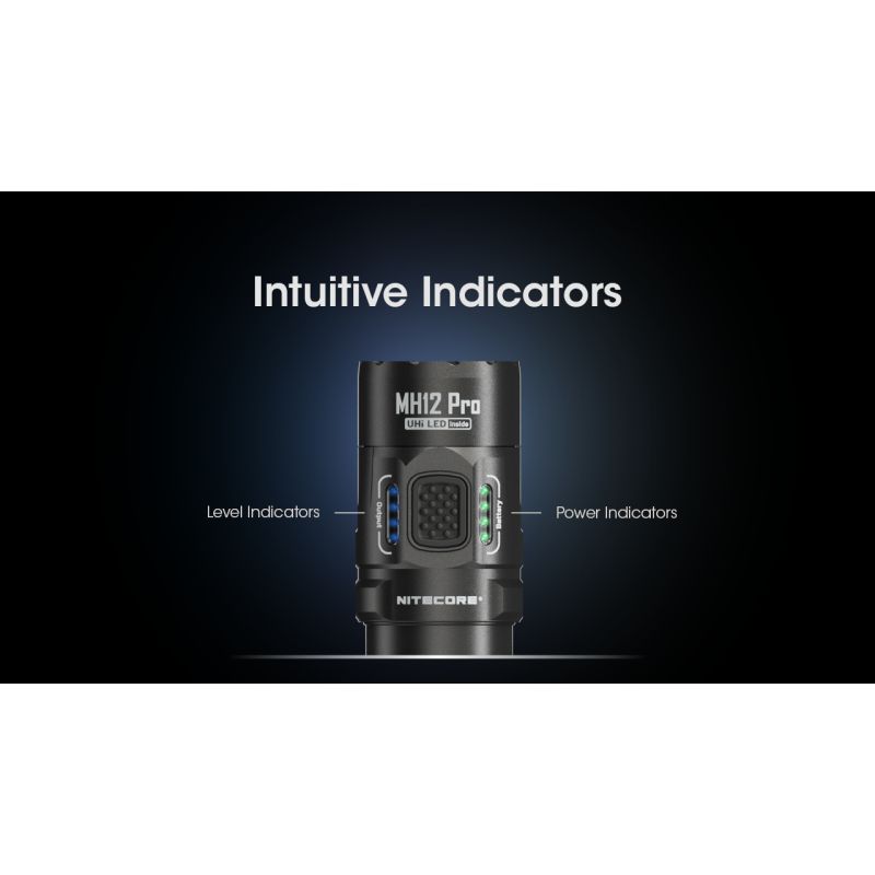 Nitecore MH12 Pro 3300 Lumen USB-C wiederaufladbare Taschenlampe