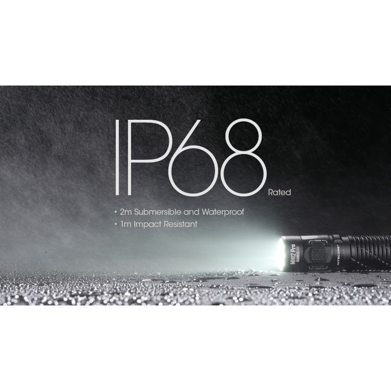 Nitecore MH12 Pro 3300 Lumen USB-C wiederaufladbare Taschenlampe