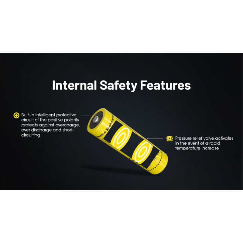 NITECORE NL2160 6000MAH 3.6V 14.4WH 21700 LI-ION ABCHNITTLICHE BATTERIE