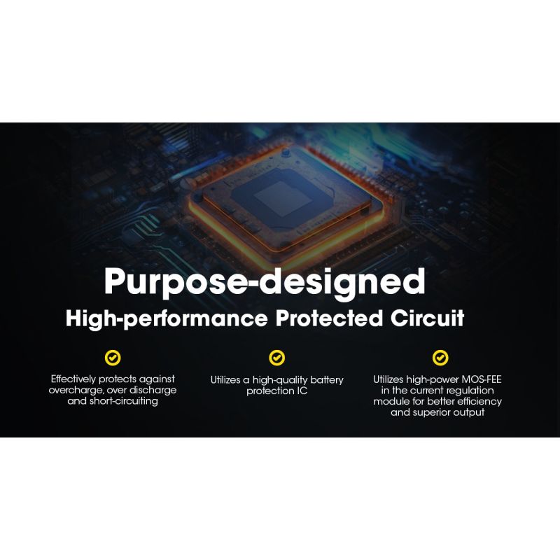 NITECORE NL2160HP 6000MAH 3.6V 18WH 21700 USB-C Li-Ion-Wiederaufladbare Batterie