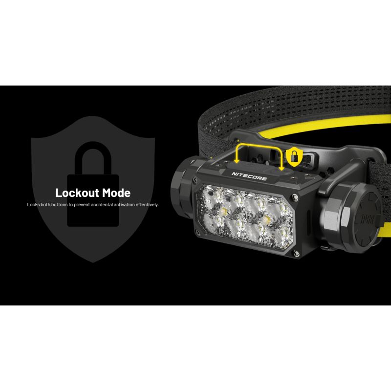 NITECORE HC65 UHE Stirnlampe 2000 Lumen USB-C wiederaufladbare Lampe LED-Scheinwerfer