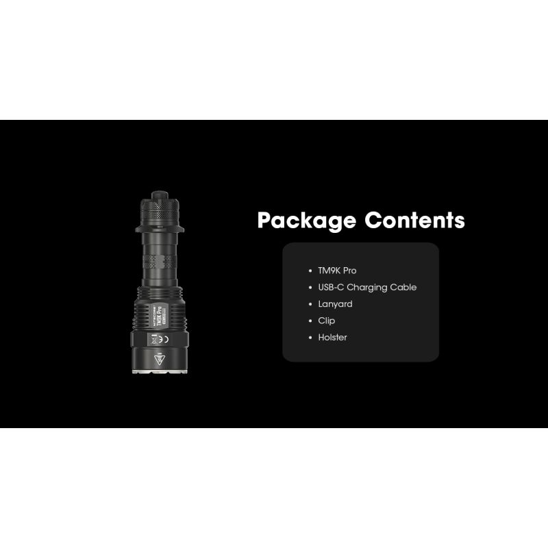 Nitecore TM9K PRO 9900 Lumen USB-C-Lade-Taschenlampe
