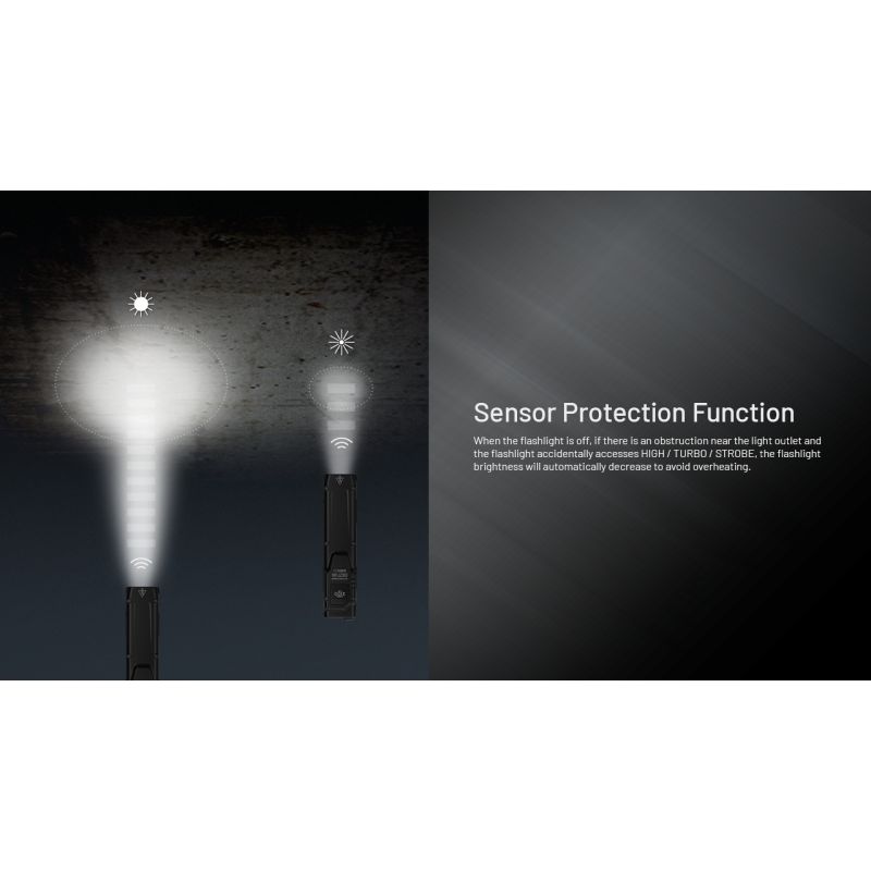 NITECORE EDC27 UHi 3100 Lumen USB-C wiederaufladbare Taschenlampe