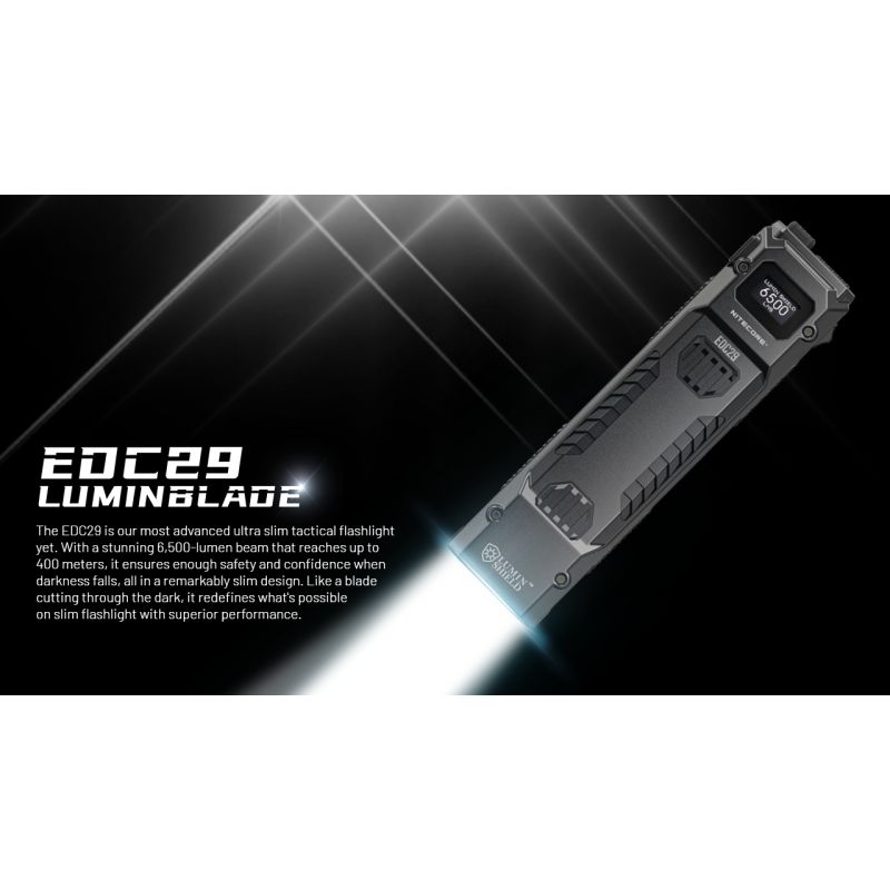 NITECORE EDC29 6500 Lumen USB-C wiederaufladbare EDC-Taschenlampe