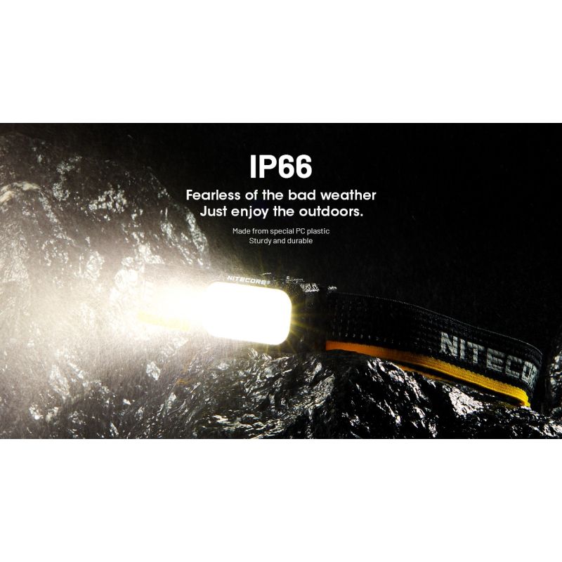 NITECORE NU25 MCT 400 Lumen LED USB-C aufladbare wiederaufladbare Stirnlampe