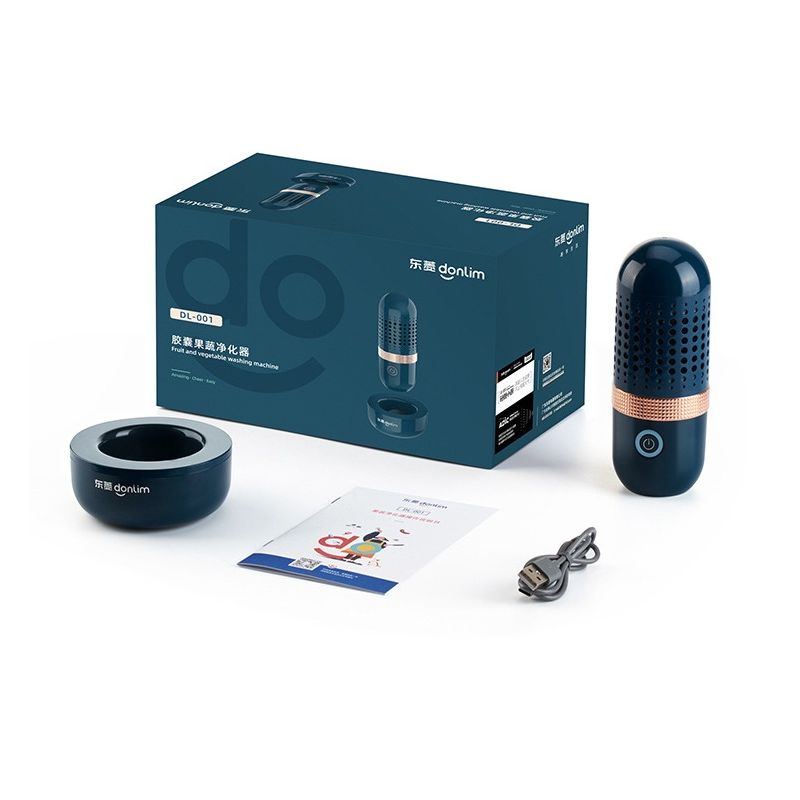 Donlim Desinfektionsmittel Gemüse Spülmaschine Waschkapseln Gemüsewaschmaschinen Ozonisator Obstreiniger Lebensmitteldesinfektion Reiniger
