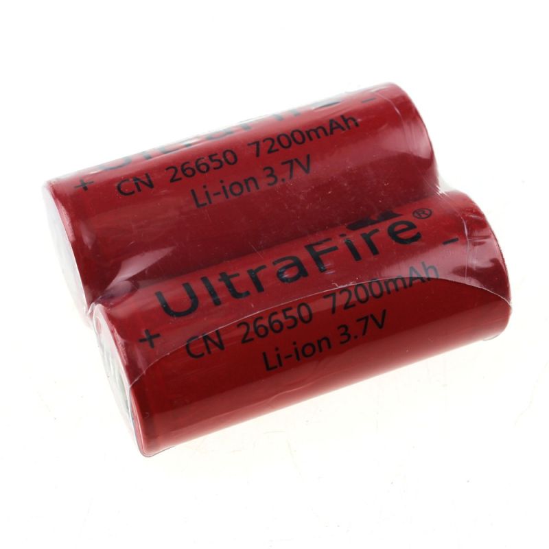Ultrafire CN 26650 3.7V 7200mAh ungeschützter Li-Ion-Akku