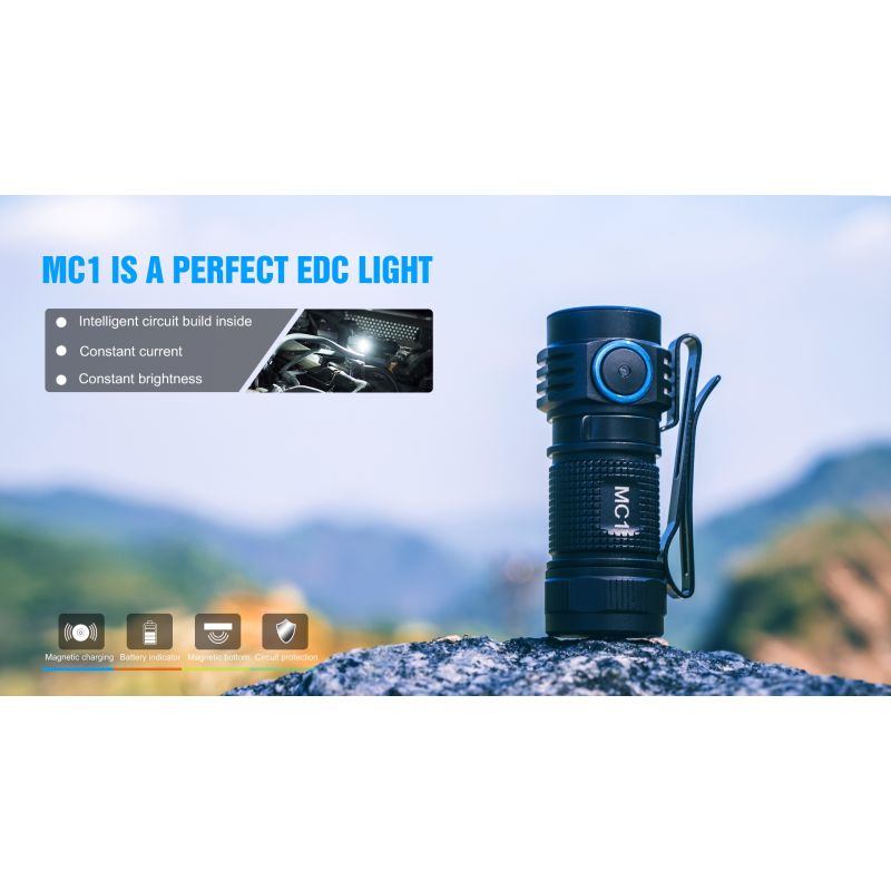 TrustFire MC1 Baton XP-L Hallo 1000 Lumen Led Compact Mini EDC Taschenlampe Keychain Fackel