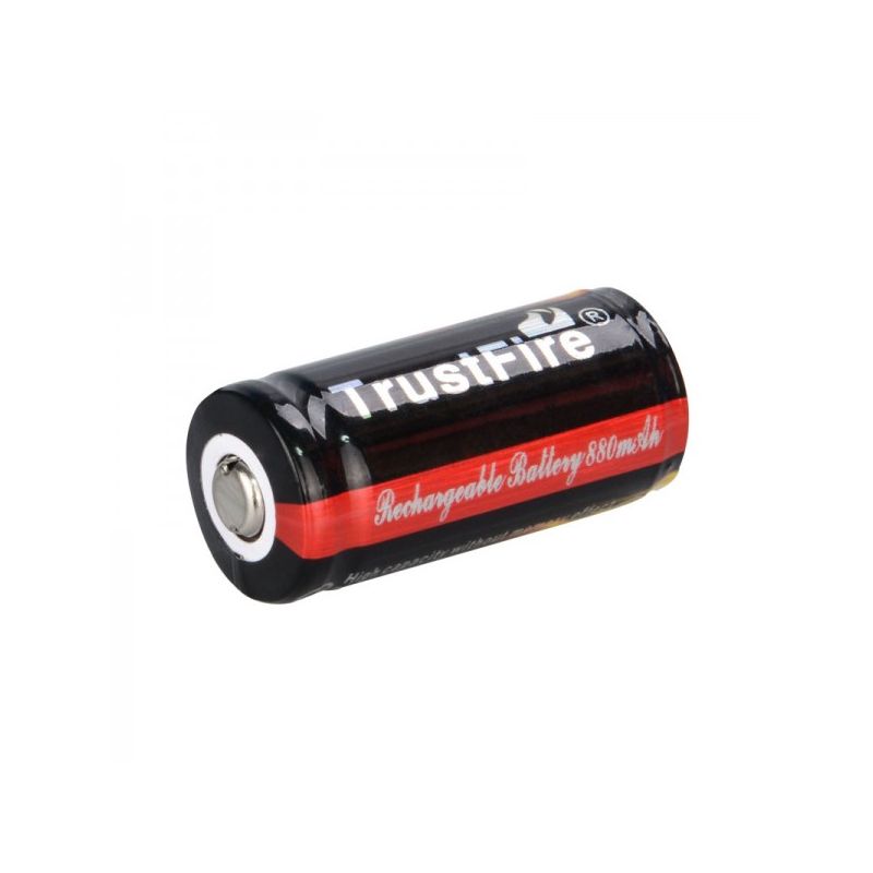  TrustFire 16340 / CR123A 3,7V 880MAH Wiederaufladbare geschützte Li-Ion-Batterie