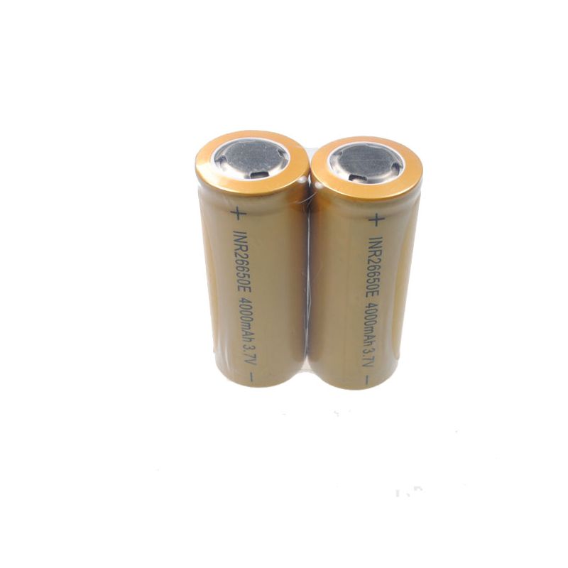Hohe Kapazität 26650 4000mAh Li-Ion-Akku (1 Paar)