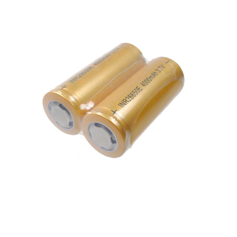Hohe Kapazität 26650 4000mAh Li-Ion-Akku (1 Paar)