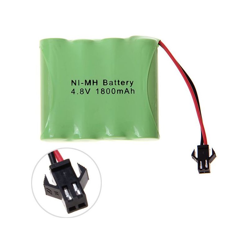 4,8 V AA 1800 mAh Ni-MH-Akku mit SM-Stecker