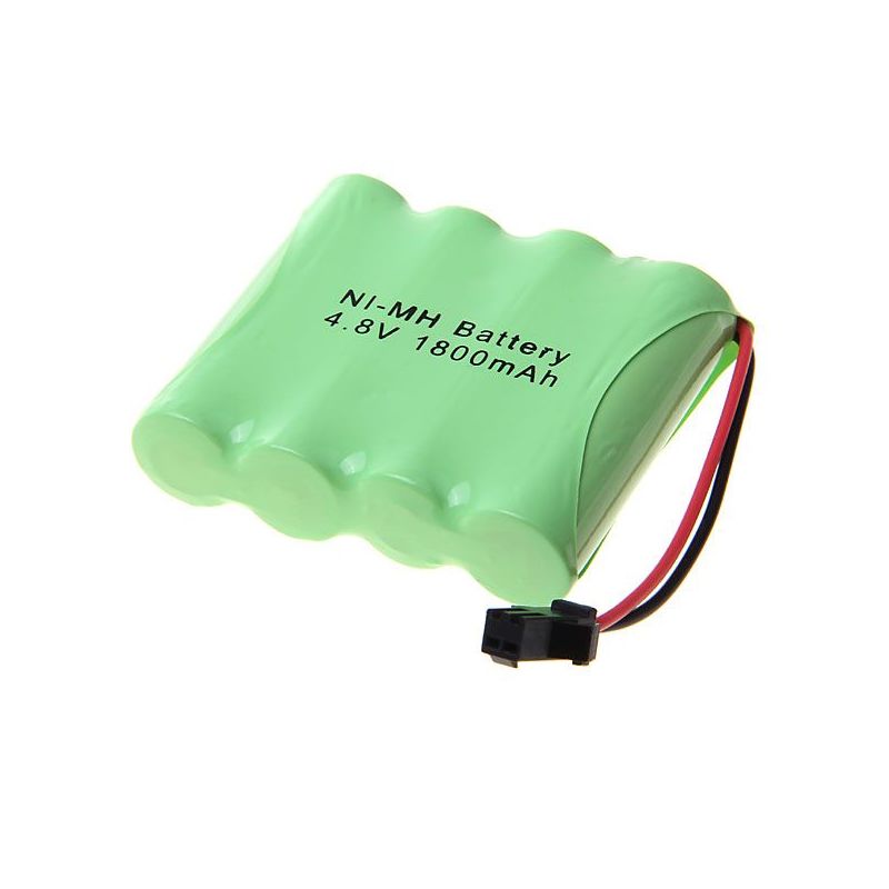 4,8 V AA 1800 mAh Ni-MH-Akku mit SM-Stecker