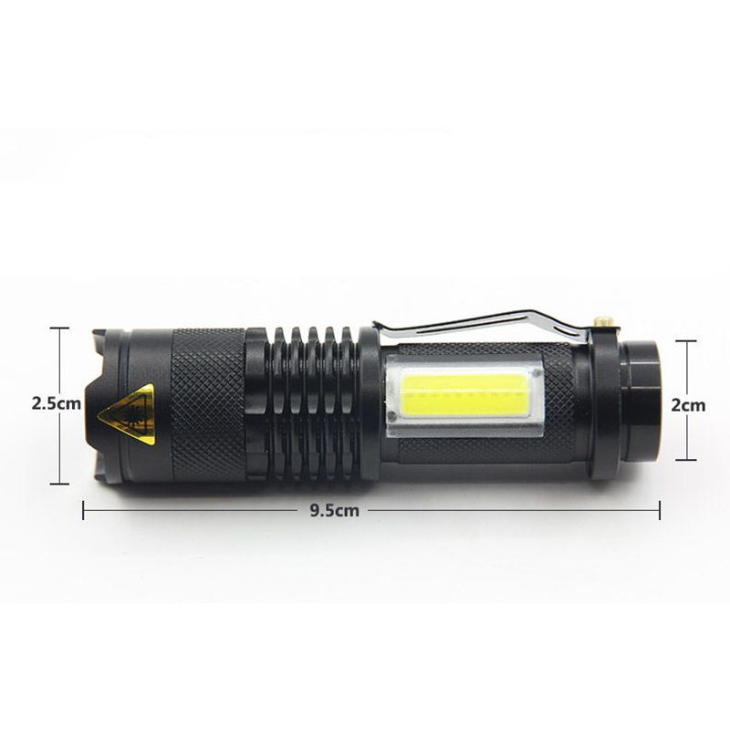SK68 XML-Q5  COB-LED-tragbare Mini-Zoom-Taschenlampe