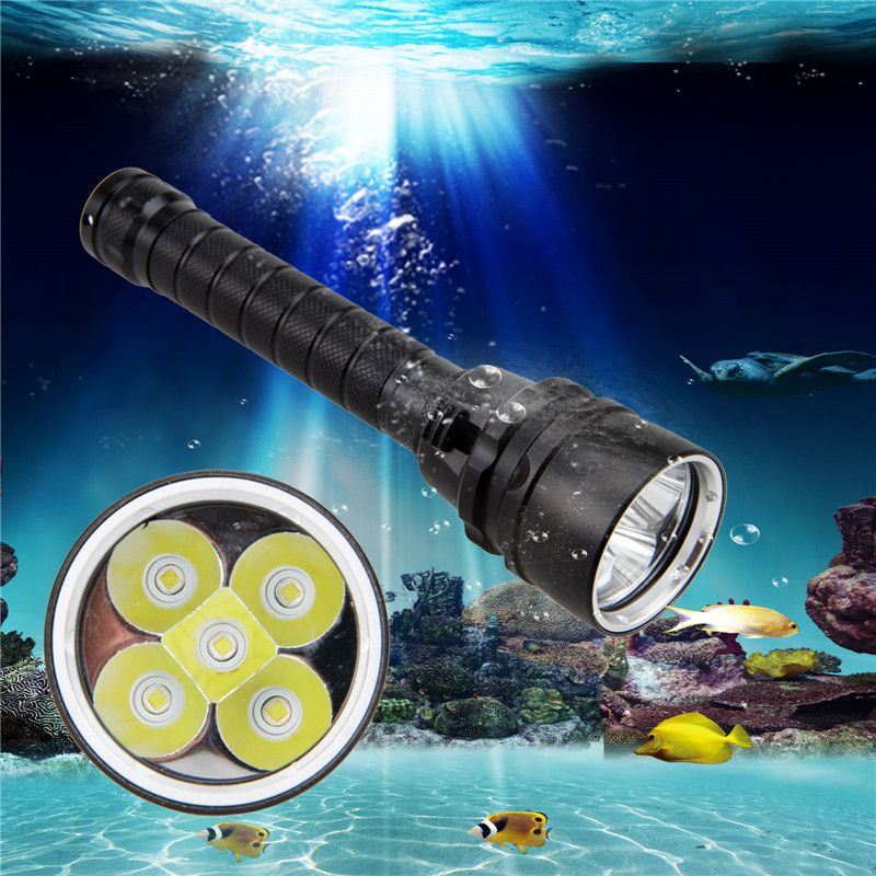 Neue 100m Wasserdichte 8000lm L2 LED Lantern Tauchen Taschenlampe Fackel
