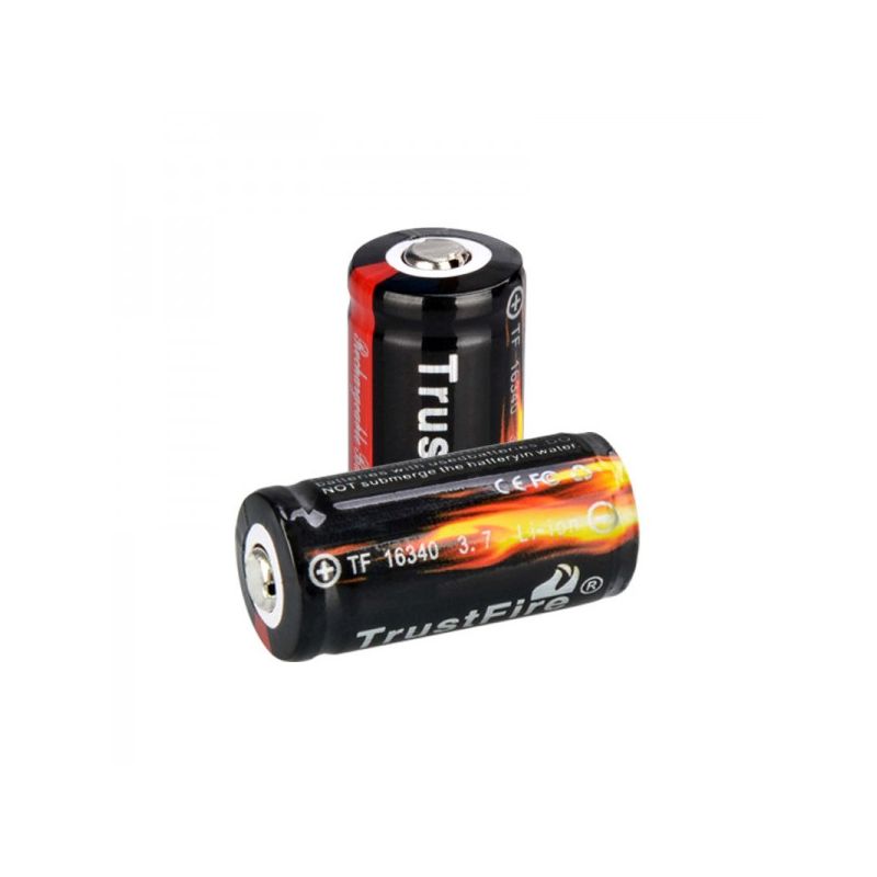  TrustFire 16340 / CR123A 3,7V 880MAH Wiederaufladbare geschützte Li-Ion-Batterie