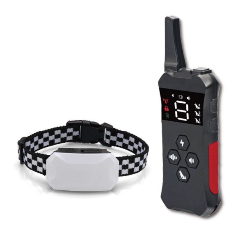 2021 Neue Hundetrainingskragen mit remote wiederaufladbarer wasserdichter Schockkragen für Hunde 3 Trainingsmodi, Piepton Vibration und Schock