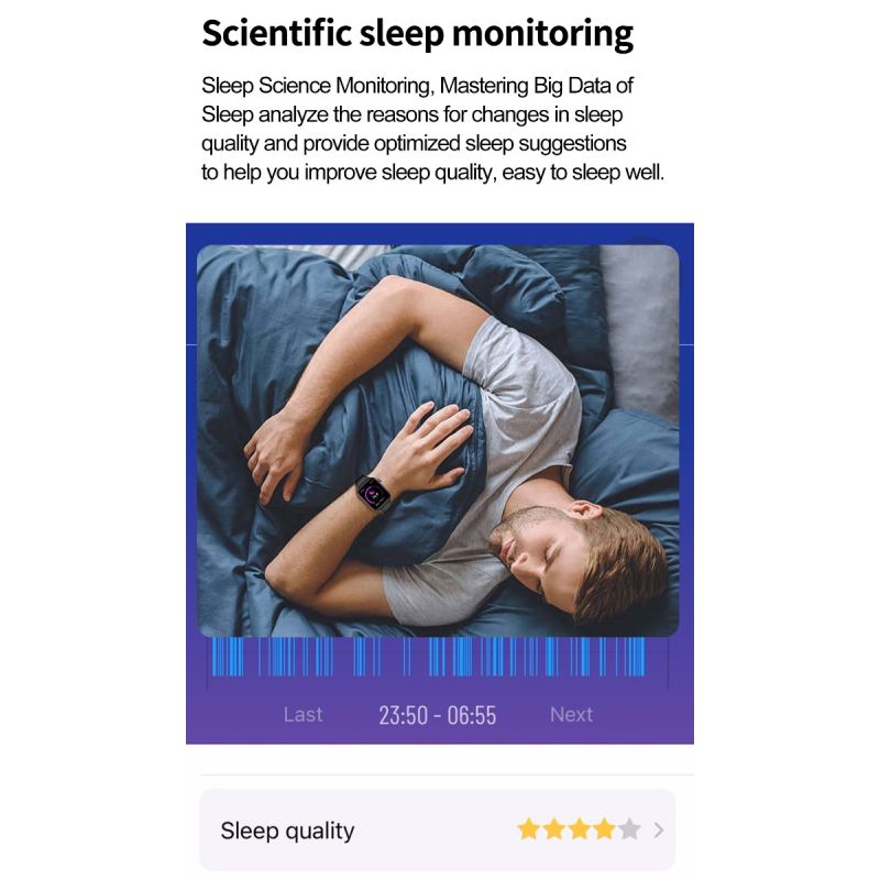 ET570 Blutzucker-Smartwatch, EKG-Herzfrequenz-Blutdruck-Smartwatch