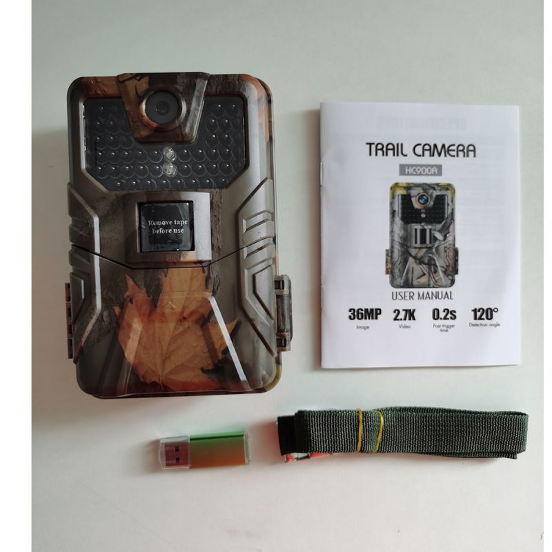HC-900A 36MP 2.7K Wildkamera 940NM Unsichtbare Infrarot-Jagdkameras Drahtlose Kamera Nachtsicht Wildtierüberwachung