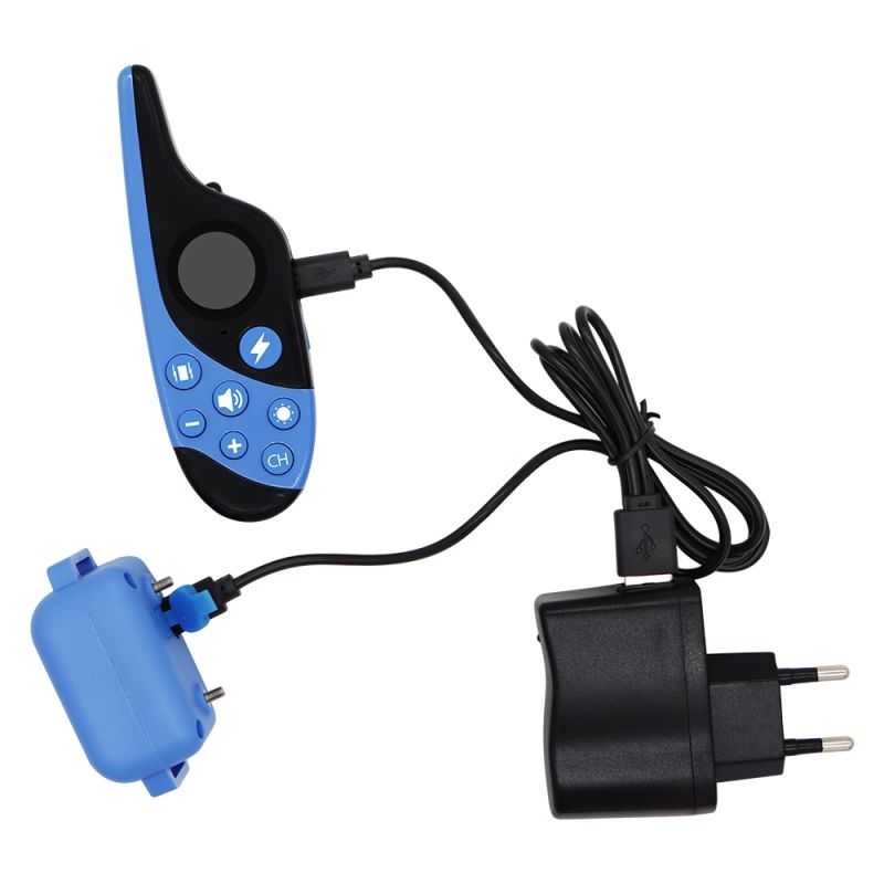 2021 Neue 500m Electric Hunde-Trainingskragen PET-Fernbedienung Wasserdicht wiederaufladbar mit LCD-Anzeige für alle Größenschlag-Schwingungsklang