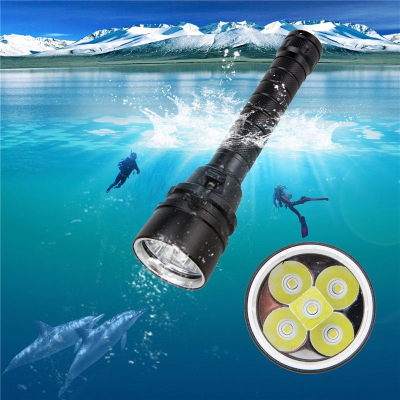 Neue 100m Wasserdichte 8000lm L2 LED Lantern Tauchen Taschenlampe Fackel