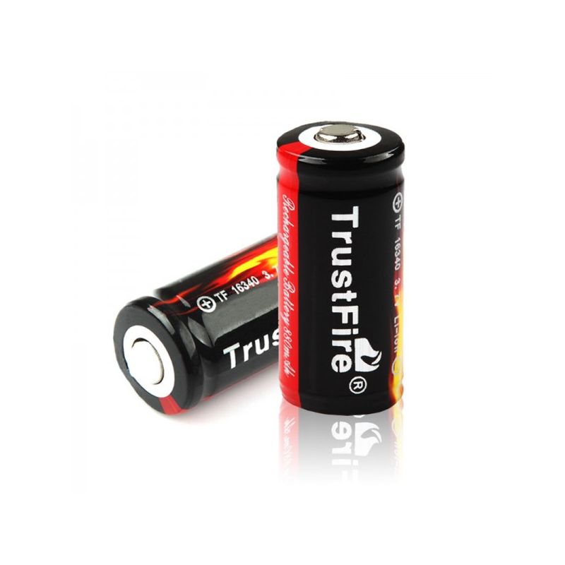  TrustFire 16340 / CR123A 3,7V 880MAH Wiederaufladbare geschützte Li-Ion-Batterie