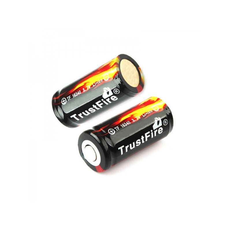  TrustFire 16340 / CR123A 3,7V 880MAH Wiederaufladbare geschützte Li-Ion-Batterie