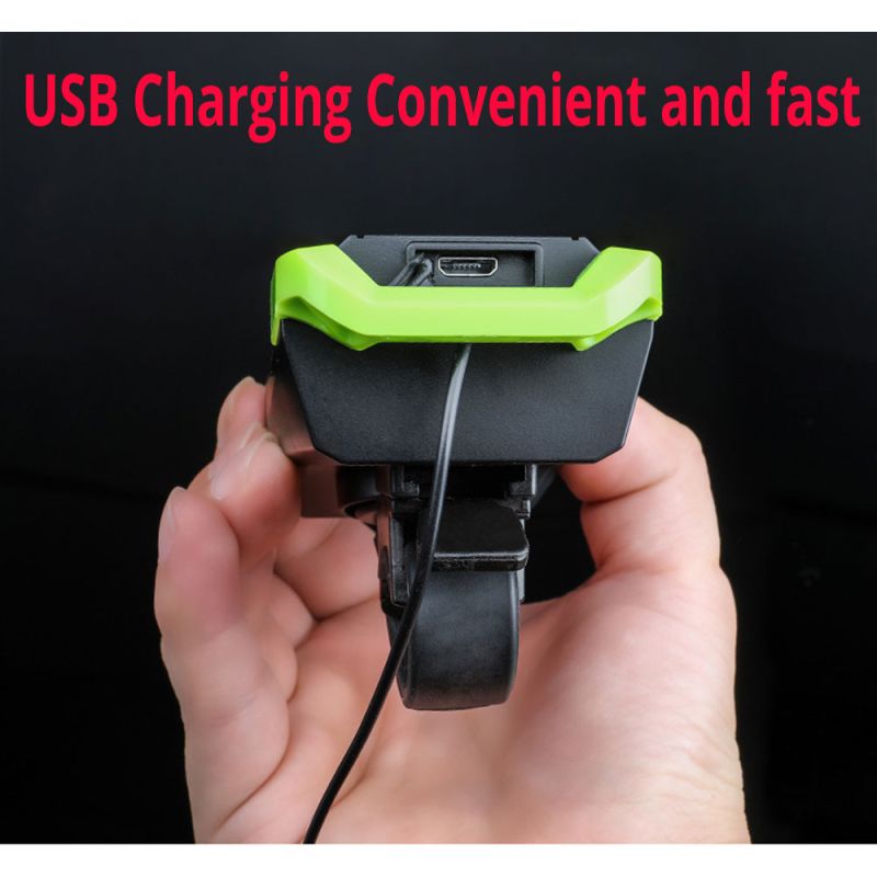 Fahrradlichter 2x T6 2400 Lumen USB wiederaufladbare Fahrradlichtfront