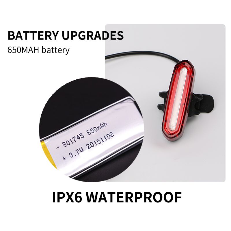 USB-wiederaufladbare Fahrrad-Rücklicht-Radfahren-LED-Fahrrad-Rücklicht