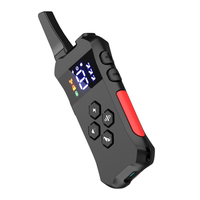 2021 Neue Hundetrainingskragen mit remote wiederaufladbarer wasserdichter Schockkragen für Hunde 3 Trainingsmodi, Piepton Vibration und Schock