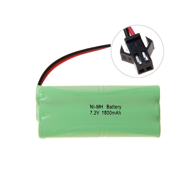 7,2 V AA 1800 mAh Ni-MH-Akku mit SM-Stecker