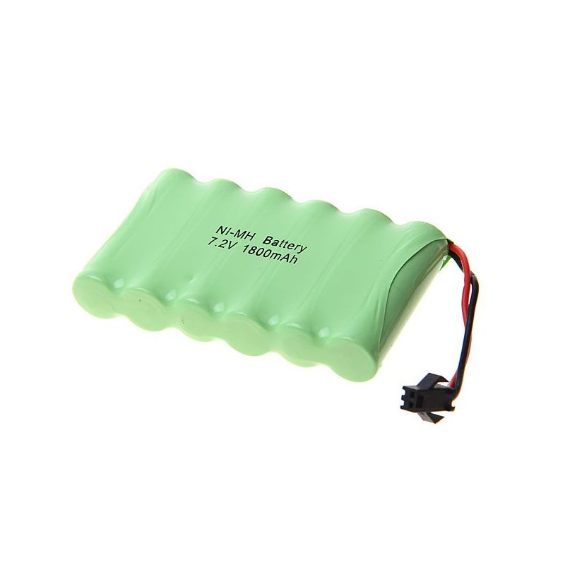 7,2 V AA 1800 mAh Ni-MH-Akku mit SM-Stecker