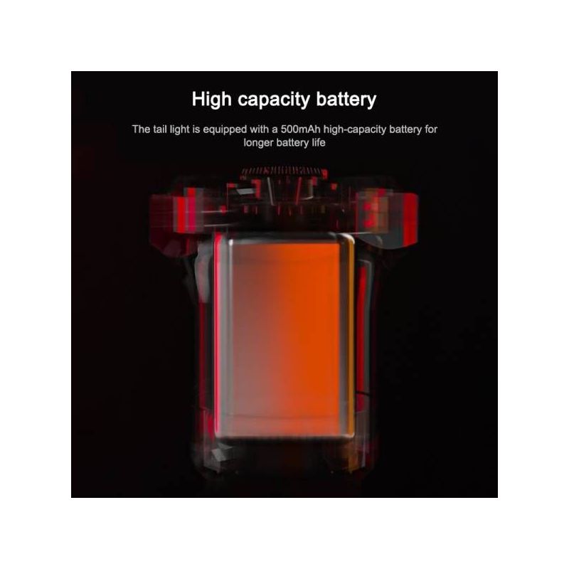 MEROCA MX2 Smart Sensor Bremsrücklicht Mountainbike Licht USB-Aufladung Rennrad Nachtfahrlicht Rücklicht