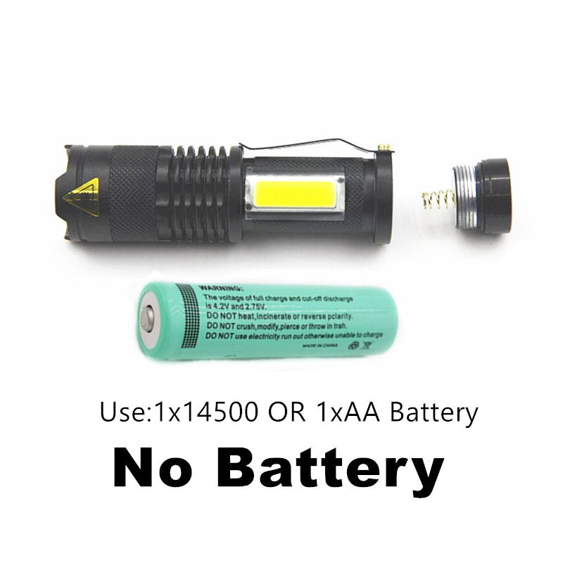 SK68 XML-Q5  COB-LED-tragbare Mini-Zoom-Taschenlampe