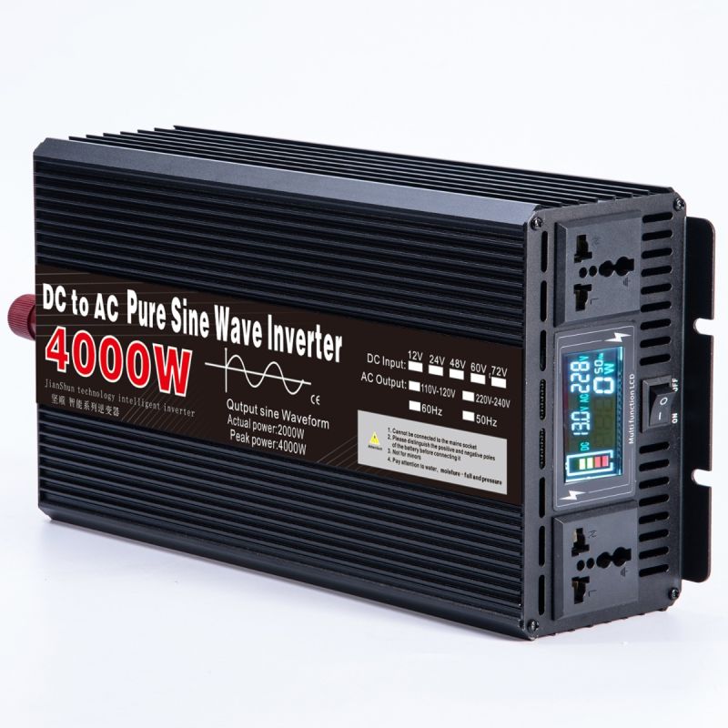 Pure Sine Wave Inverter 3000W to 8000W for RV DC 12V 24V to AC 110V 220V High-Quality Compact Energy System