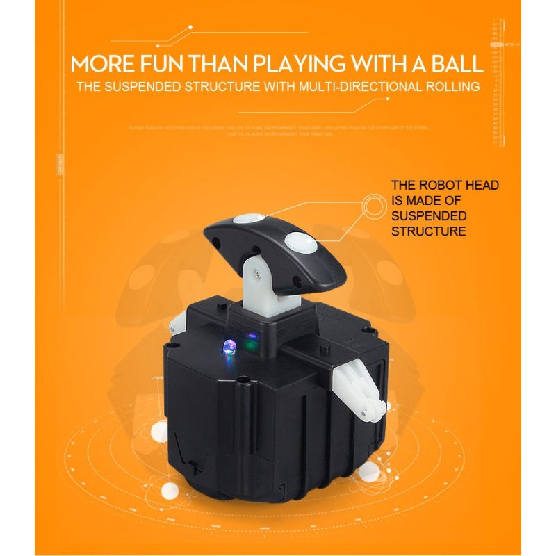 Upgrade 20.5cm Fernbedienung Roboter BB-8 Kugel RC Intelligent Roboter 2.4g BB8 mit Sound Action Abbildung BB-8 Geschenkspielzeug für Kinder