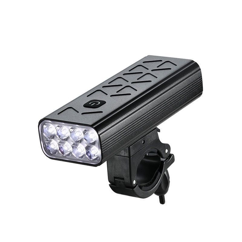 NiteBeam BR08 Fahrradbeleuchtung 8LED 10000 Lumen USB wiederaufladbare Fahrradfront
