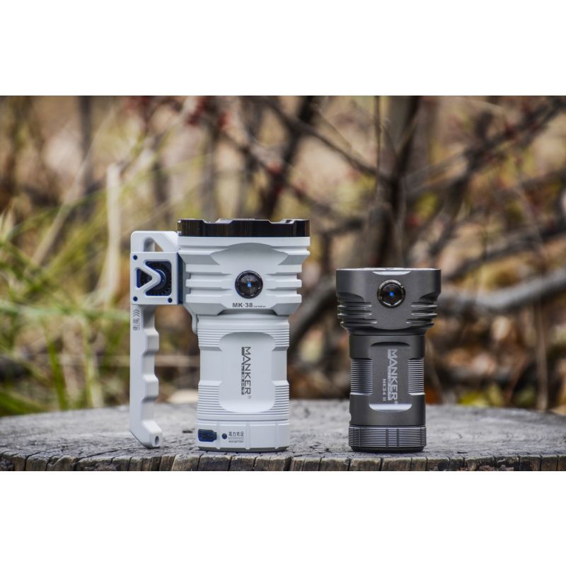 Manker MK38 8x XHP70.2 LED-Taschenlampe 41500 Lumen Mehrzweck-Satelliten-Handsuchscheinwerfer