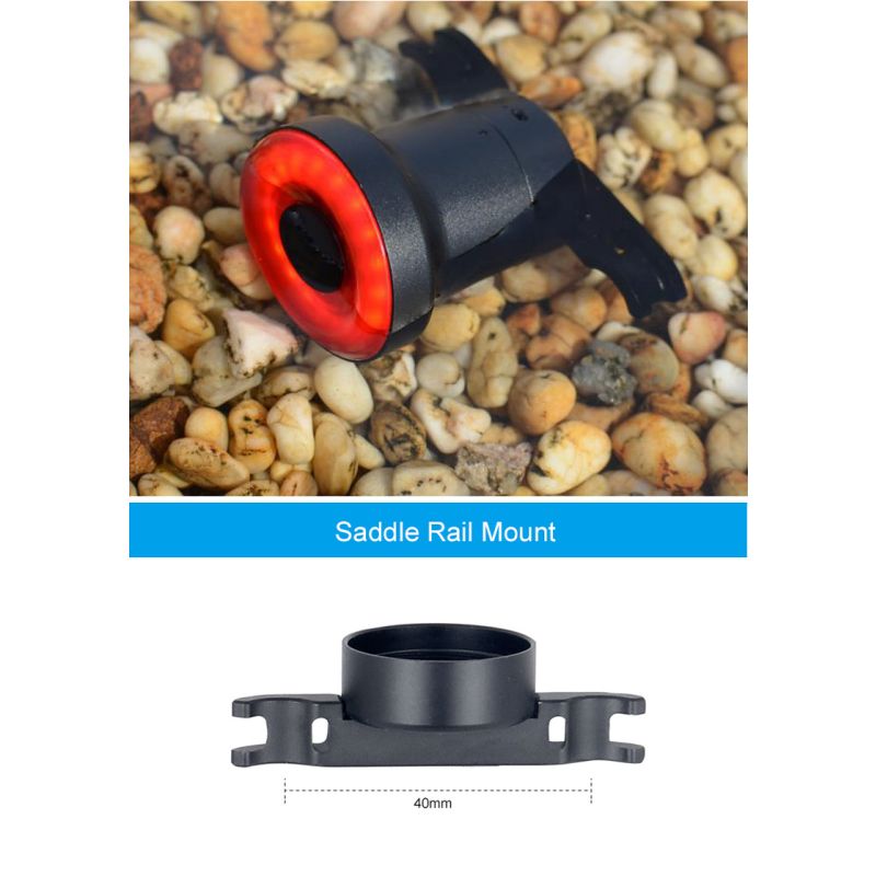 Xlite100 Intelligentes Fahrrad Rücklicht USB Smart Fahrradbremse Rücklicht Sicherheit visuelle Warnlaterne