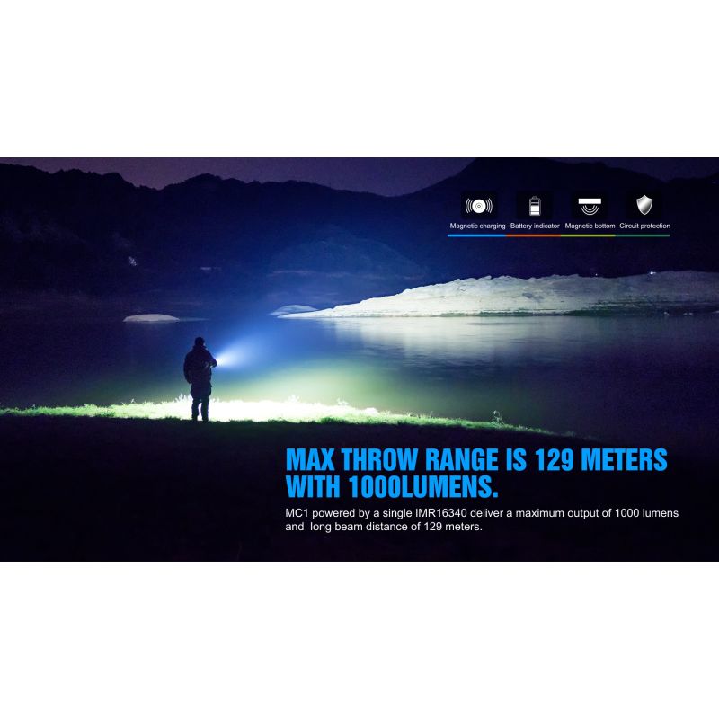TrustFire MC1 Baton XP-L Hallo 1000 Lumen Led Compact Mini EDC Taschenlampe Keychain Fackel