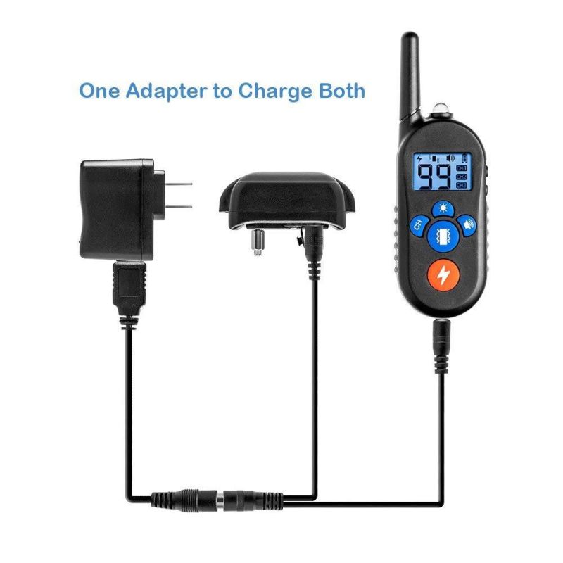 800 m elektrisches Hundehalsband, Hundeschockhalsband mit 3 Trainingsmodi, elektronisches Hundeschockhalsband mit Fernbedienung für kleine, mittelgroße und große Hunde