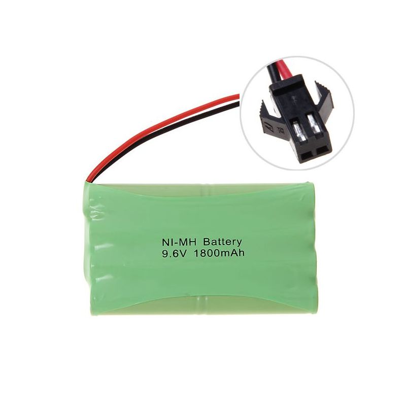 9,6 V AA 1800 mAh Ni-MH-Akku mit SM-Stecker