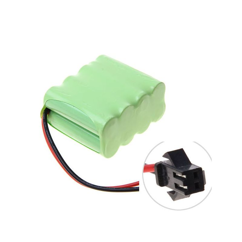 9,6 V AA 1800 mAh Ni-MH-Akku mit SM-Stecker