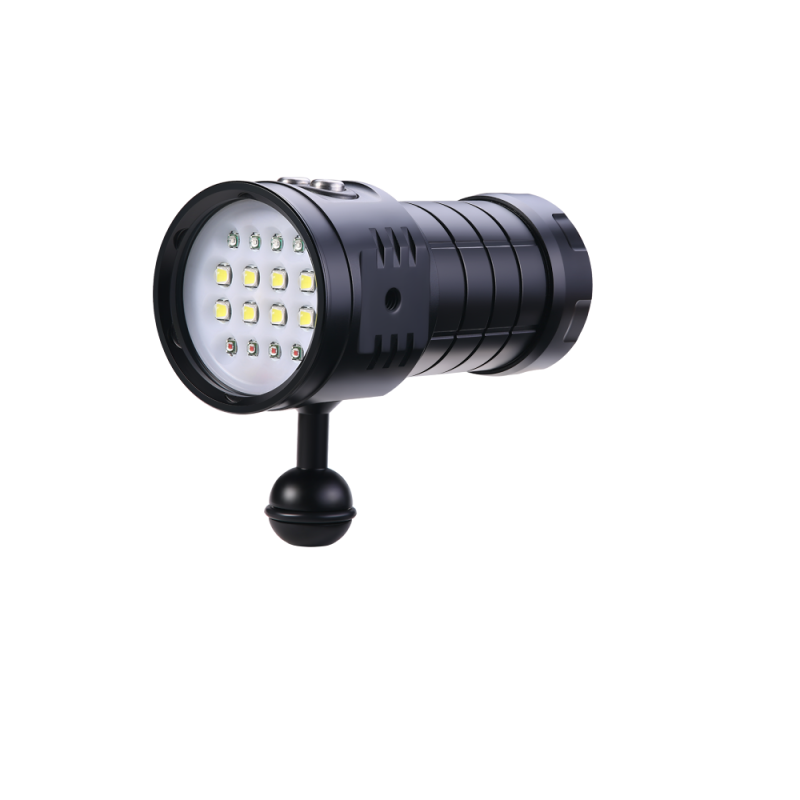 C16 Unterwasser Tauchen Taschenlampe Lampe LED 100M Wasserdichte Video Kamera taschenlampe