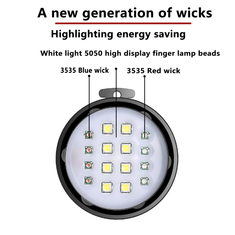 C16 Unterwasser Tauchen Taschenlampe Lampe LED 100M Wasserdichte Video Kamera taschenlampe