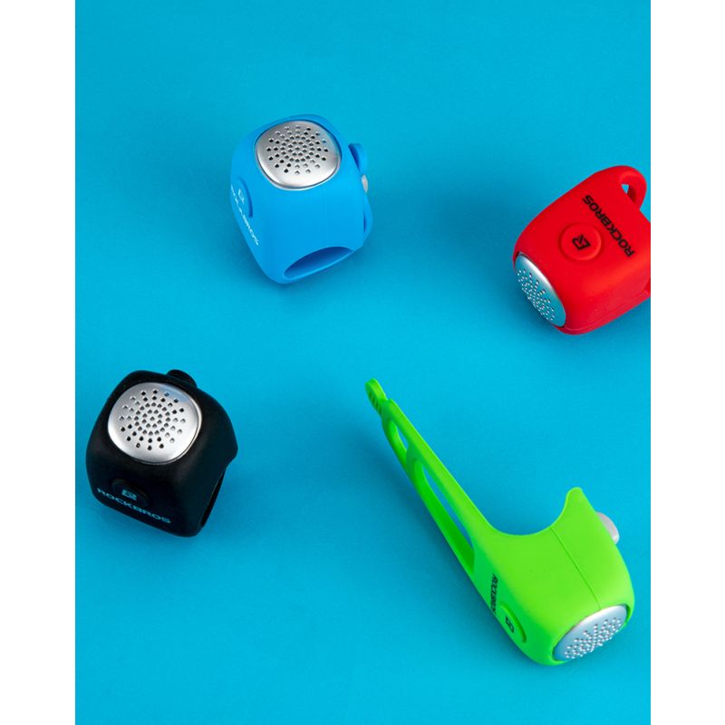 ROCKBROS Elektrische Fahrradklingel 90 dB Horn Regenfest MTB Fahrradlenker Silikagel Shell Ring Fahrradklingel Fahrradzubehör