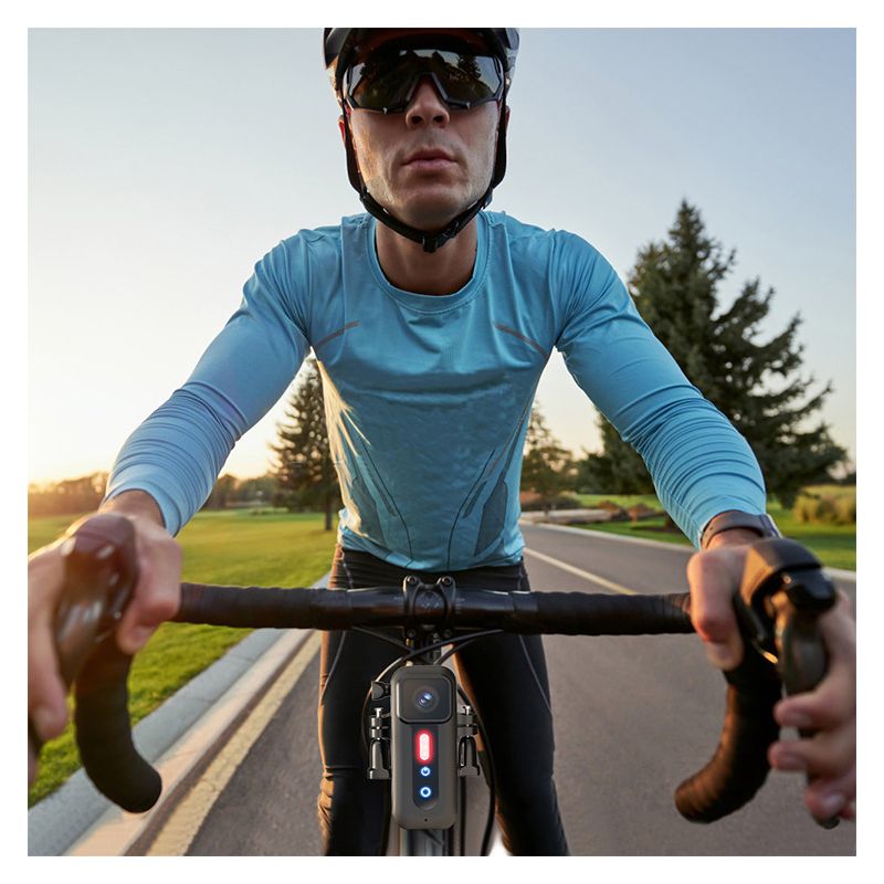 1080P Fahrradrecorder Fahrradrücklicht Multifunktionale tragbare Vlog Walkman-Kamera