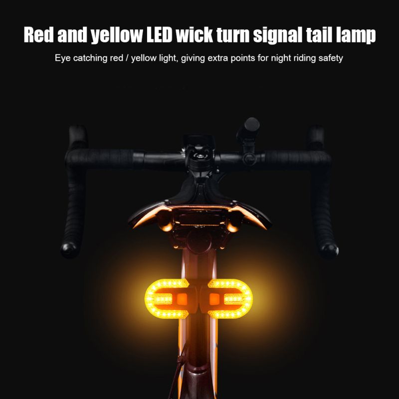 Fahrrad Blinker Rücklicht LED Fahrrad Lampe USB Aufladbare Fahrrad Drahtlose Lichter Zurück MTB Rücklicht Fahrrad Zubehör